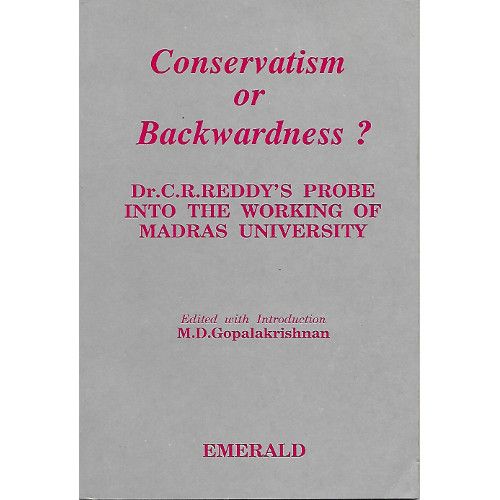 Conservatism or Backwardness? M. D. Gopalakrishnan 